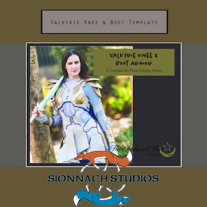 Valkyrie Inspired Knee & Boot Armor Template