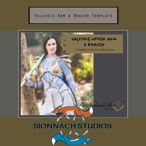 Valkyrie Inspired Upper Arm Harness and Bracer Template