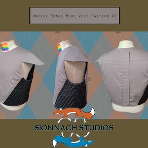 Unisex / Men&#39;s Space Mercenary Flak Vest V2 Pattern inspired by The Mandalorian