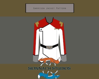 Voltron Inspired Galaxy Garrison Jacket Pattern for Cosplay