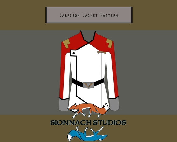 Voltron Inspired Galaxy Garrison Jacket Pattern For Cosplay Etsy