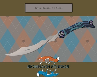 The Dragon Prince Inspirierter Rayla Dagger - STL Dateien für 3D Druck