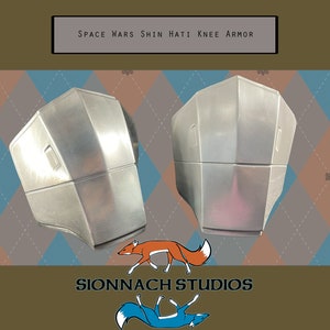 Space Wars Shin Hati Ahsoka Inspired Resin and Rubber Knee Armor