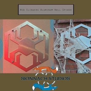 Spider-Man WEB Slingers Inspired Aluminum Wall Decoration