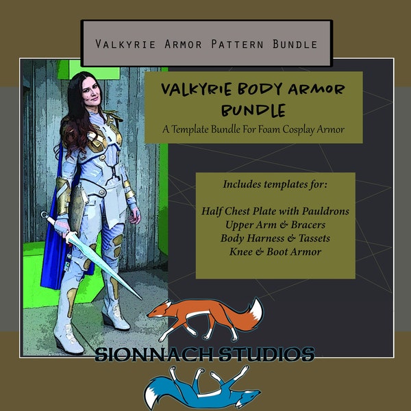 Valkyrie Inspired Body Armor Template Bundle