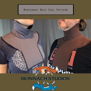 Space Mercenary Neck Seal Pattern inspired by The Armorer (from The Mandalorian)