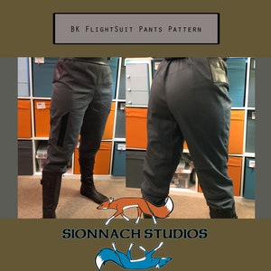 Women&#39;s BK Space Mercenary Flight Suit Pants Pattern V2 inspired by Bo-Katan on The Mandalorian