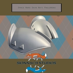 Space Wars Shin Hati Ahsoka Inspired Resin and Rubber Pauldron Armor