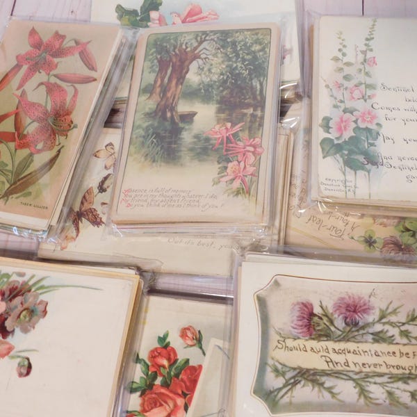 Random Antique Postcard Lot - 30 Cards
