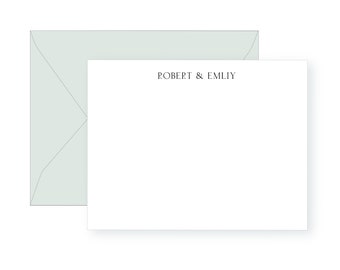 Couple Stationery | Custom Letterpress Stationery | Personalized Stationery