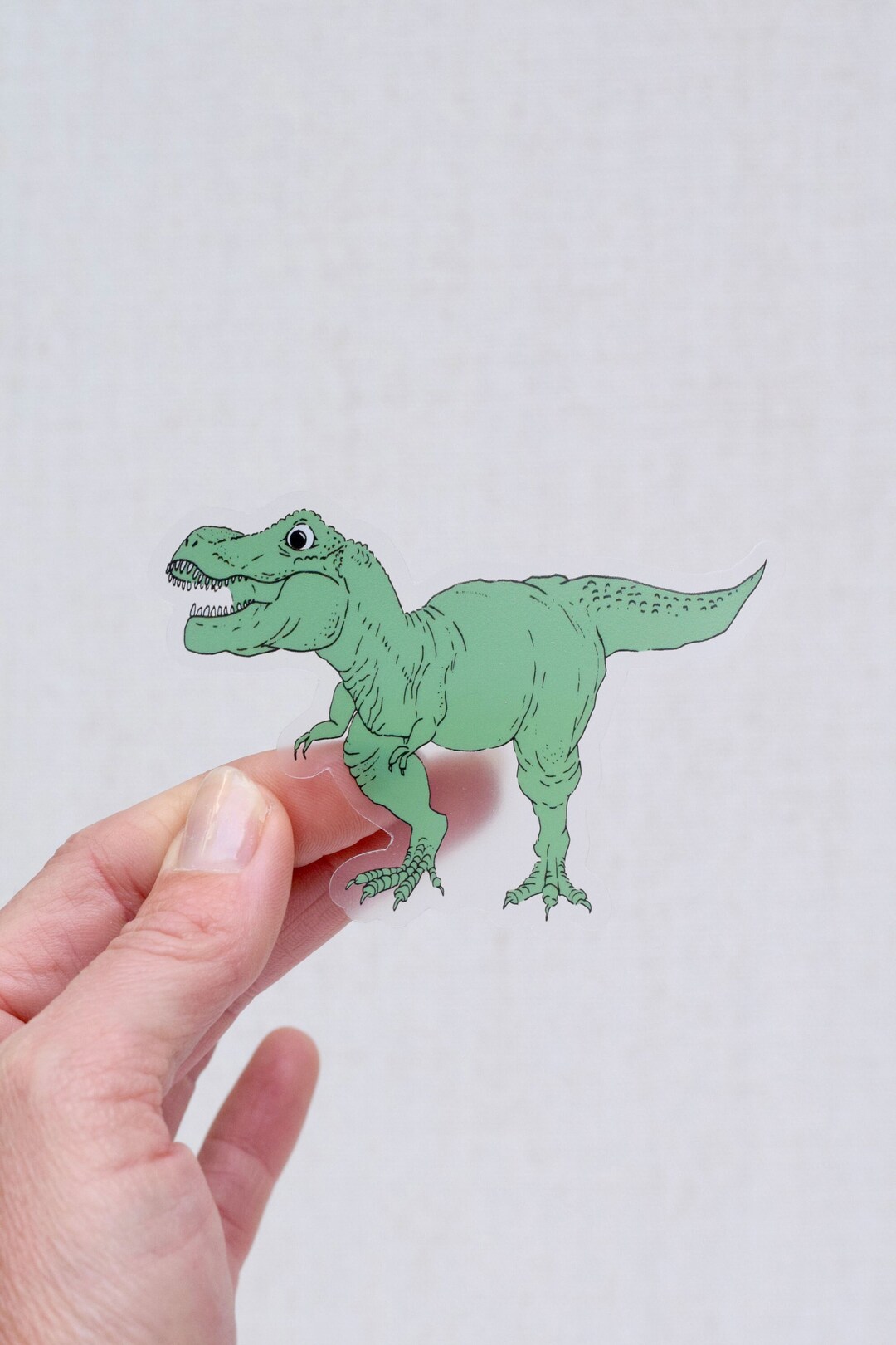 T-rex Dinosaur Sticker - Etsy