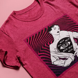 See Into Your Soul Graphic Tee |Trippy Psychedelic Design | Edgy Alt Clothing