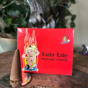 Kamini Lucky Lady Räucherkegel/ Aromatherapie/ Geschenk/ Glücksbringer/ Räucherkegel/ Altar/ Reinigung