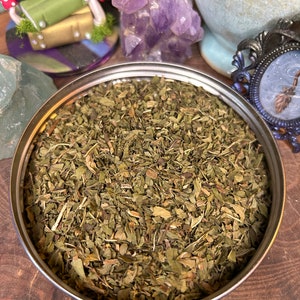 Peppermint herb/ apothecary/ release evil spirits/  cleansing/ healing/ altar/ purification/spell work/ witchcraft