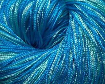 LIMITED EDITION Blue-Teal Blend KIWI Nylon Mini Braids Doll Hair for Custom Reroots