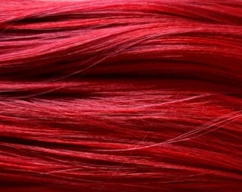 RED 0603 Blend Saran Doll Hair for Custom Reroots