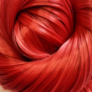 CAYENNE Auburn Matte Red KIWI Nylon Doll Hair for Reroots or Wig Making