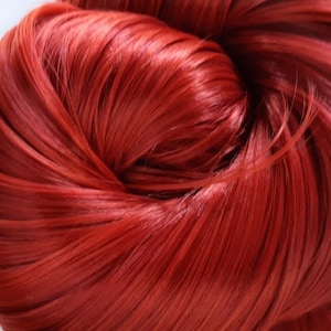 PAPRIKA WINE Nylon-Saran Blend 0628 Doll Hair for Reroots or Wig Making