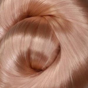 PEACHY PINK Blonde Blend Saran Doll Hair for Custom Reroots
