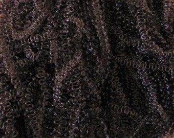 SUPER KINK Dark Brown Curly Afro-Style Nylon Doll Hair for Custom/OOAK/Reroots