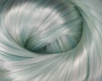 ICED MINT Blend Saran Doll Hair for Custom Reroots