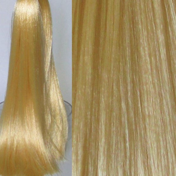 GOLDEN BLONDE Saran Doll Hair for Custom OOAK/Rerooting