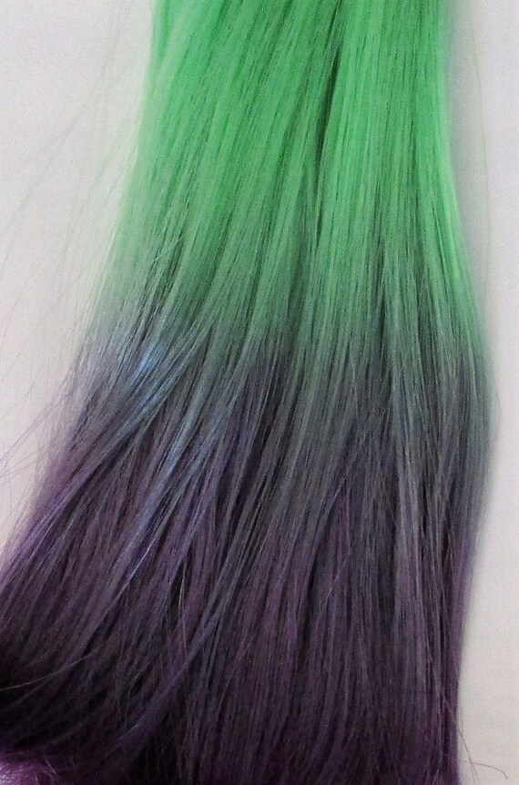 Eggplant Ombre Saran Doll Hair For Custom Ooak Rerooting Etsy