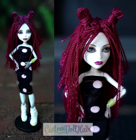 ROUGE Auburn Red KIWI Nylon Twist Braids Doll Hair for Custom Reroots -   Canada