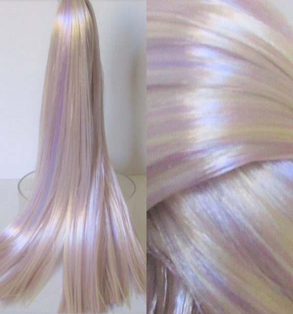 Limited Edition Lilac Blonde Nylon Doll Hair For Custom Etsy