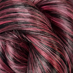 BLACK CHERRY Saran Doll Hair for Custom Reroots and Restoration
