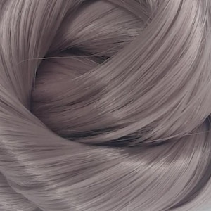 LAVENDER GREY Saran Doll Hair for Custom Reroots and Restoration