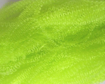 Lime Green SUPER KINK Curly Afro-Style Doll Hair for Custom/OOAK/Reroots