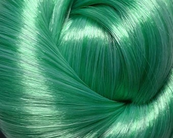 MINT-GREEN 0617 Blend Saran Doll Hair for Custom Reroots