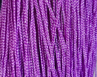 MAUVE paarse minivlecht KIWI nylon poppenhaar voor aangepaste reroots