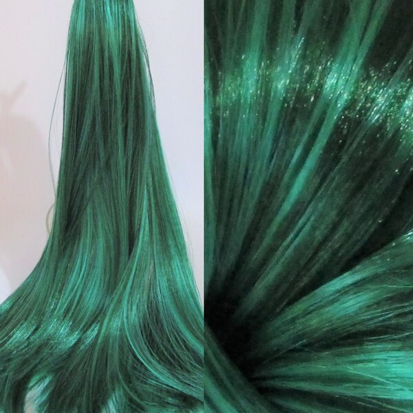 LIMITED EDITION 0367 Green Nylon Blend Doll Hair