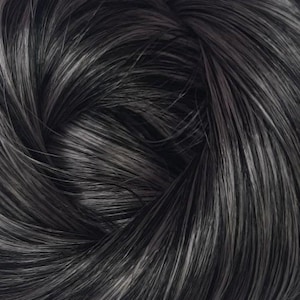 BLACK ASH Saran Doll Hair for Custom Reroots and Restoration