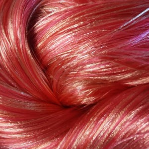 GILDED RASPBERRY Blend KIWI Nylon Doll Hair for Reroots or Wig Making