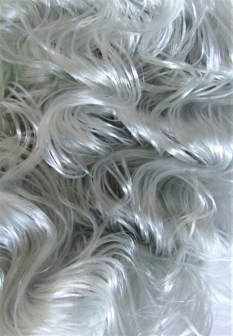 Steel Silver Curly Nylon Doll Hair For Custom Ooak Reroots Etsy