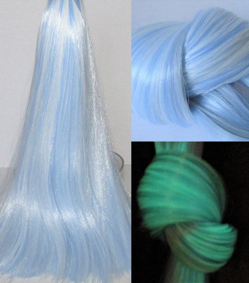 blue doll hair