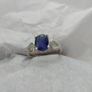 Teal sapphire Ring/Wedding engagement Gift ring/green sapphire Ring/Teal Blue Sapphire, Blue Sapphire, Cobalt Blue Sapphire