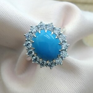 Certified Turquoise Sterling Silver Ring: Astrological Jewelry