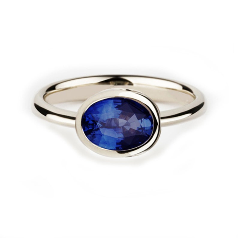 Blue Sapphire Gemstone Ring Gemstone 92.5 silver Ring Natural Blue sapphire  Neelam Stone Ring Blue Sapphire Gemstone Astrological Ring