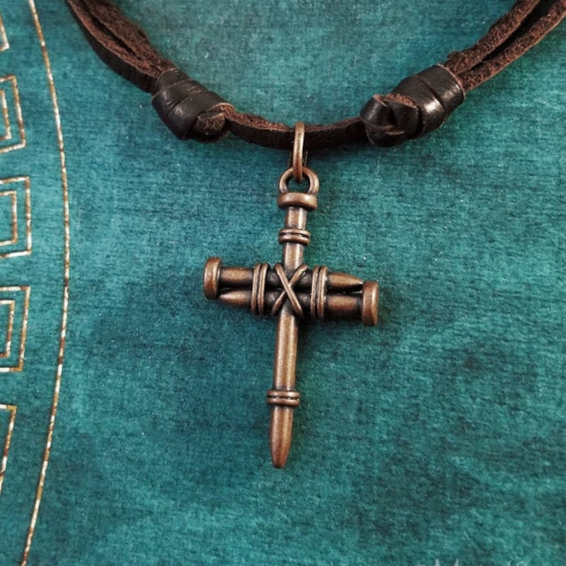 Cool Cross Necklace - Etsy