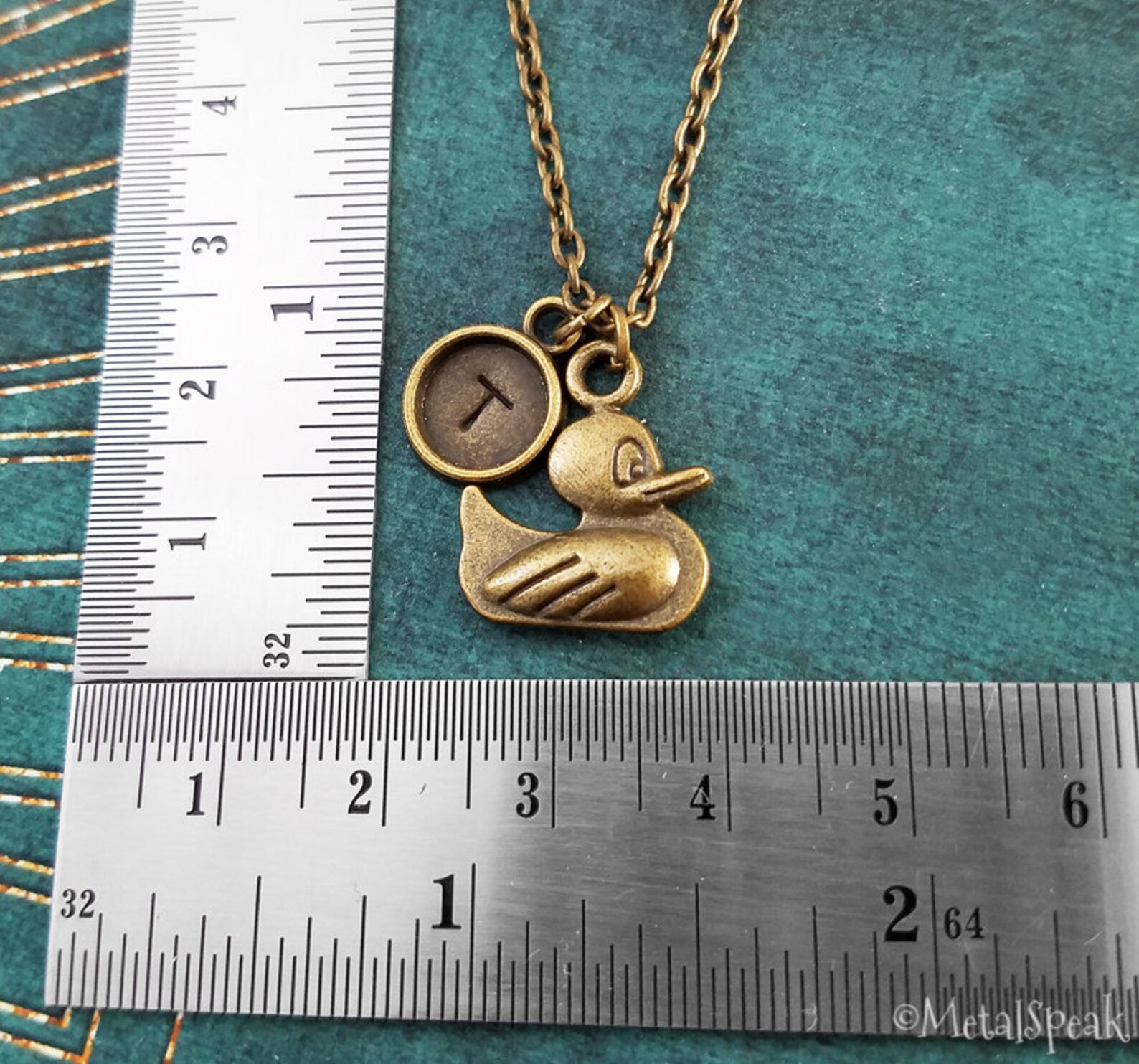 Rubber Duck Necklace Rubber Duck Jewelry Duck Pendant Necklace Etsy