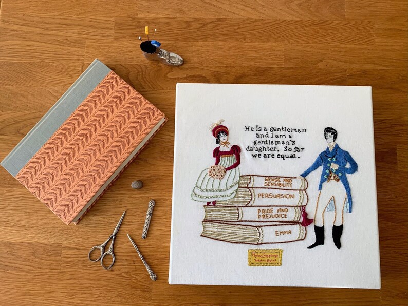 Jane Austen embroidery pattern pdf image 8