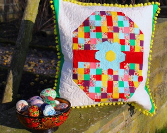 Mosaic Egg Quilt Pattern