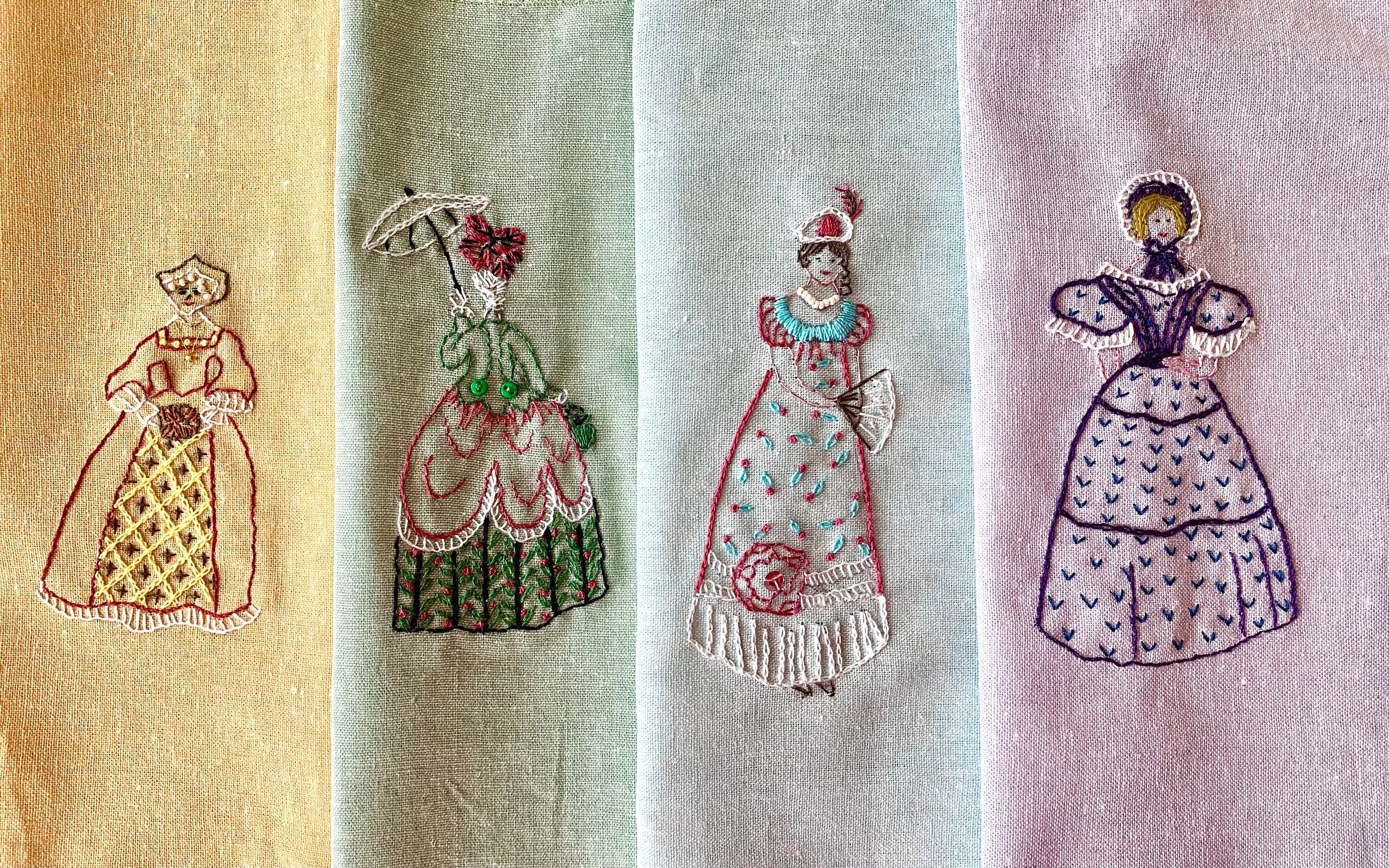 Georgian Period Embroideries – Alison Larkin Embroidery