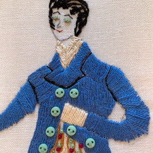 Jane Austen embroidery pattern pdf image 7