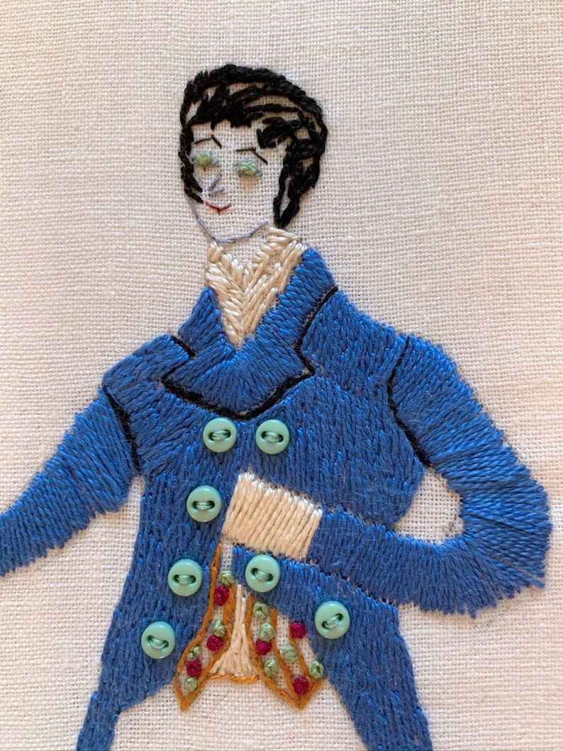Jane Austen embroidery pattern pdf image 7