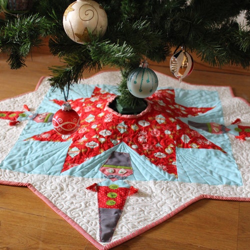 Yuletide Tree Skirt Pattern Etsy